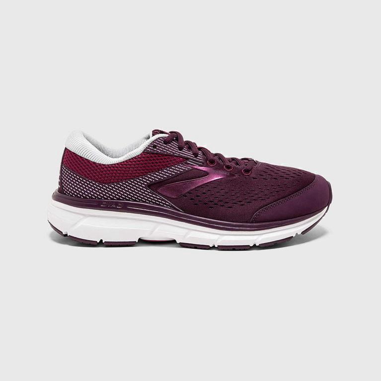 Tenis Brooks Dyad 10 - Zapatillas Para Correr En Asfalto Mujer - Rojas (EMUP-75642)